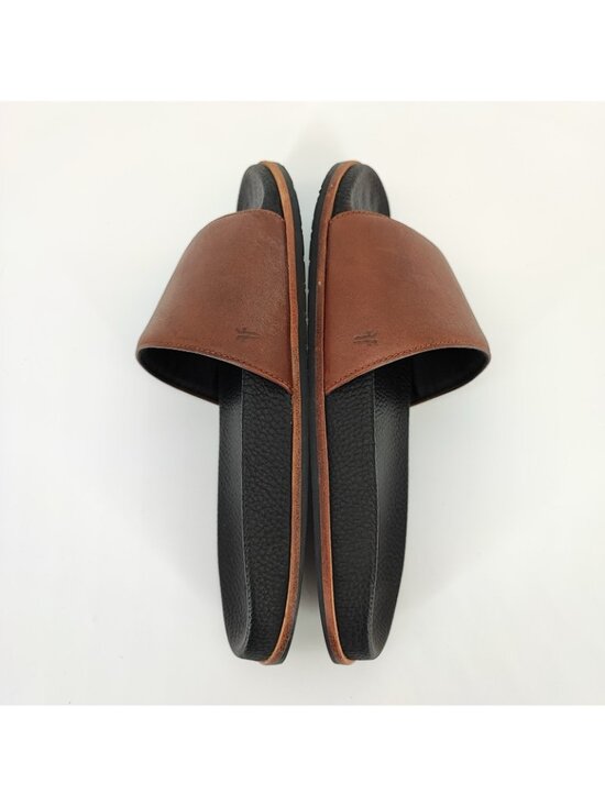 Frye Men\'s Size 10 US Sandals Leather Brown Quality Slip-On main image 6